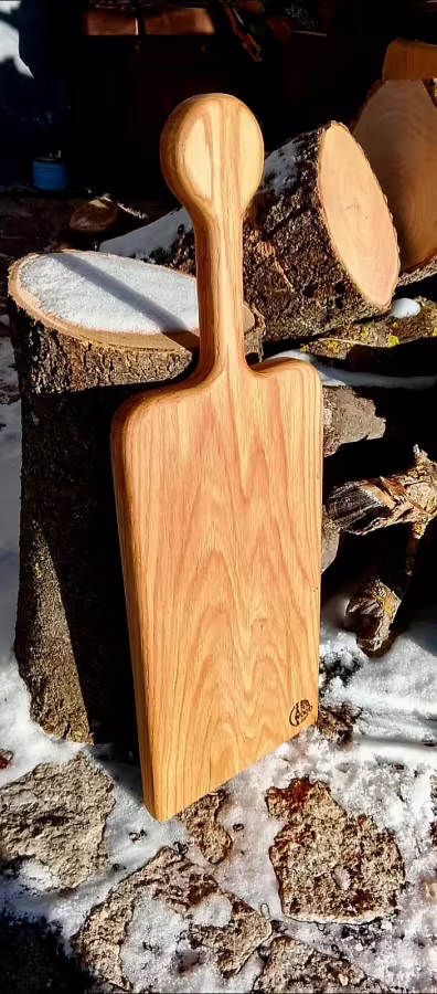 Dubové servírovací prkénko „Dubová vařečka – po dědovi“ | rodokmen stromu