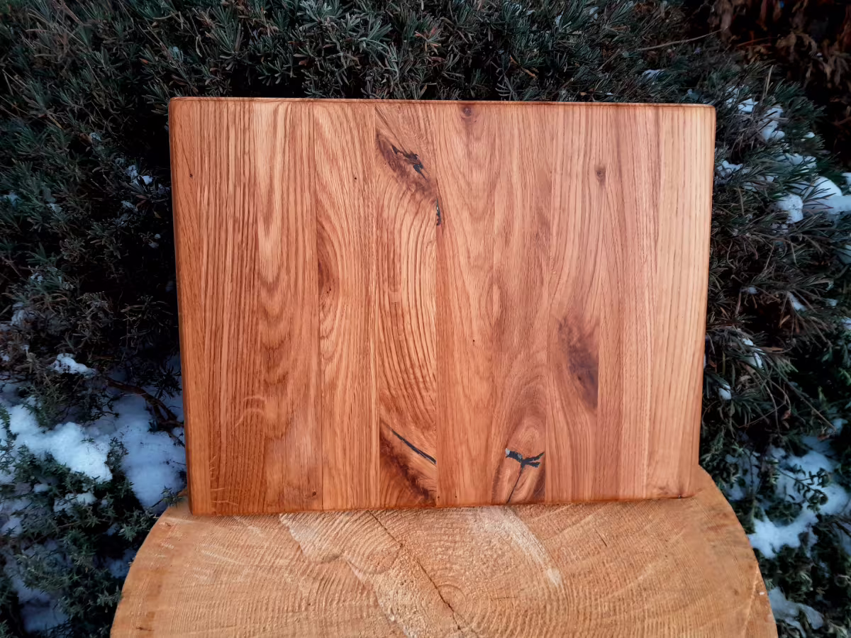 Dubové steakové prkno "RUSTIK"